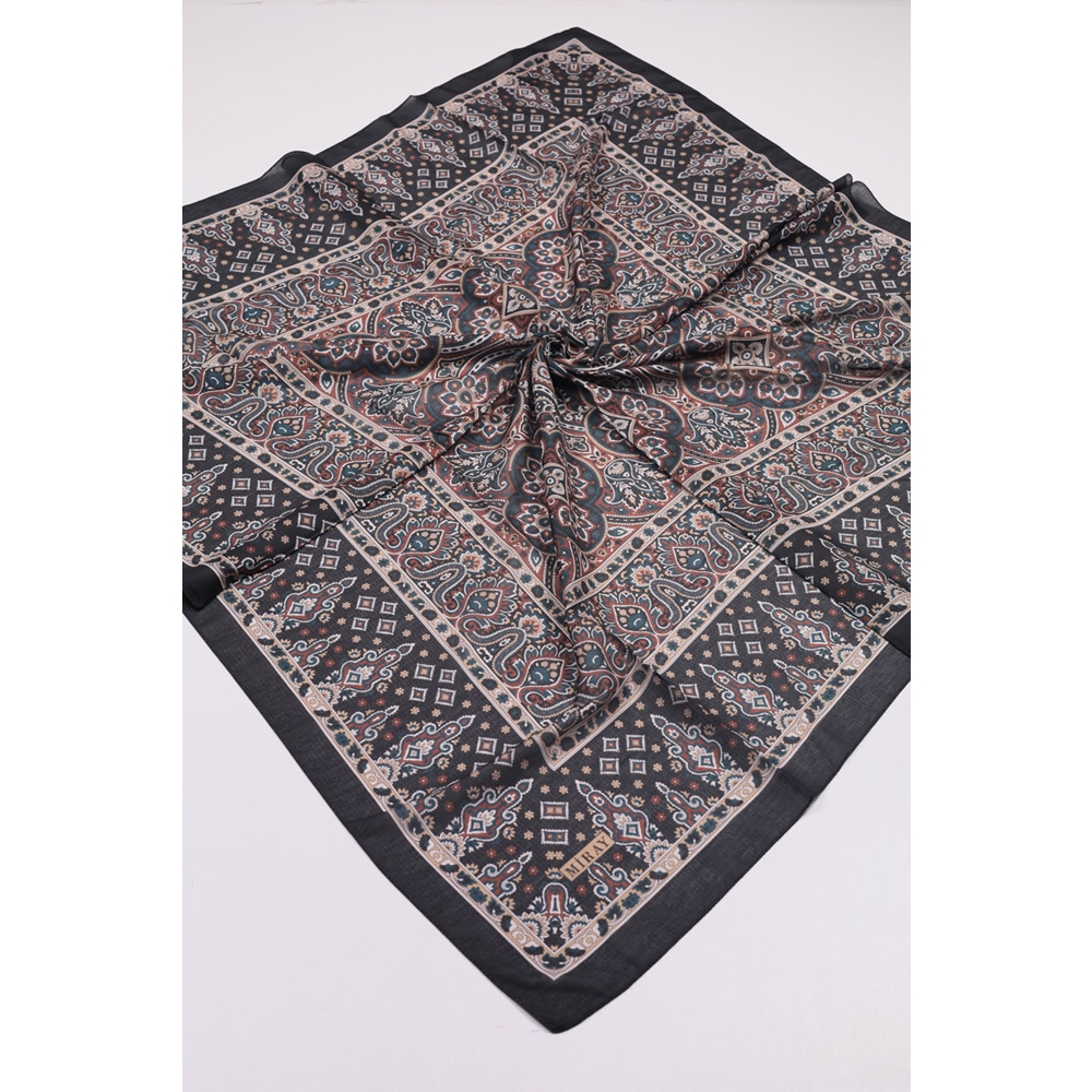 Miray Desenli 120 Cm Nevada Soft Eşarp - Desen-06