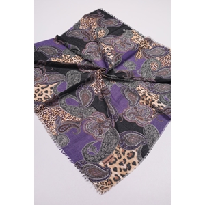 Yasemin İpek Desenli Sökme Tülbent - Desen-23