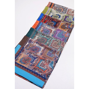 Scarfella Desenli Silk Licra Şal - Desen-07