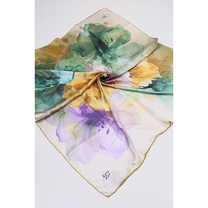 Levidor Desenli Kristal Eşarp - Desen-45