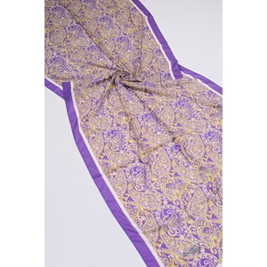 Scarfella Desenli Silk Licra Şal - Desen-08