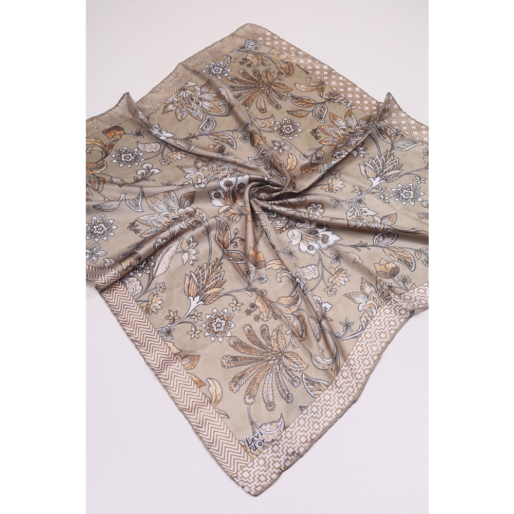 Levidor Desenli Kristal Eşarp - Desen-50