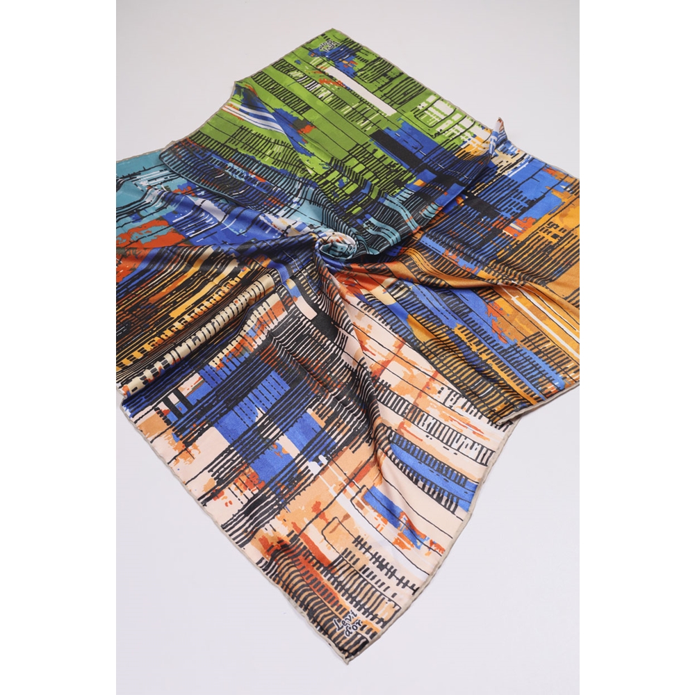 Levidor Desenli Kristal Eşarp - Desen-56