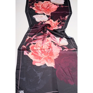 Levidor Desenli Hint İpeği Şal - Desen-12