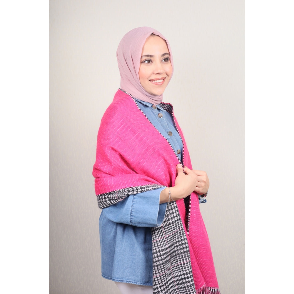 Forum Çift Taraflı Omuz Şalı - Desen-03