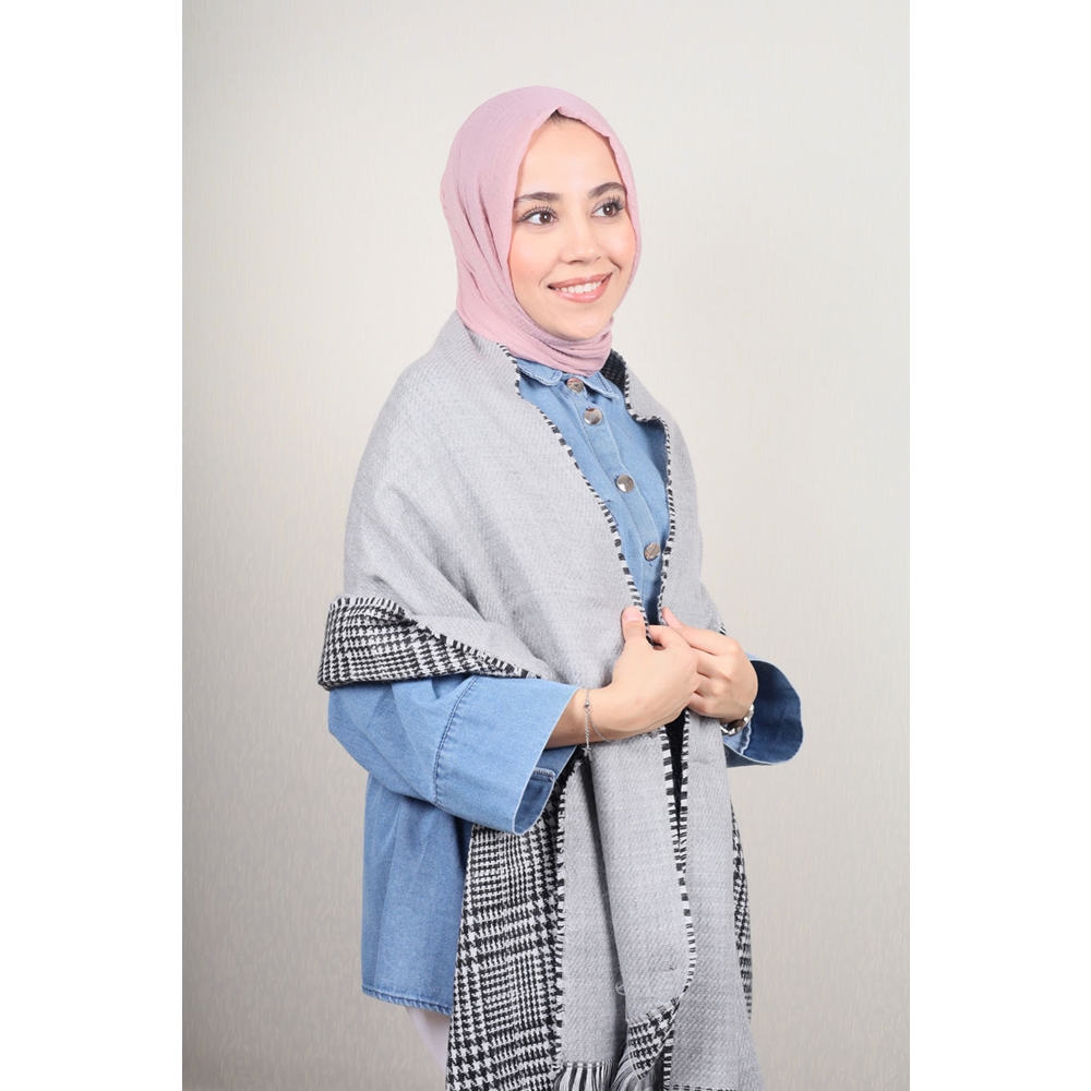 Forum Çift Taraflı Omuz Şalı - Desen-03