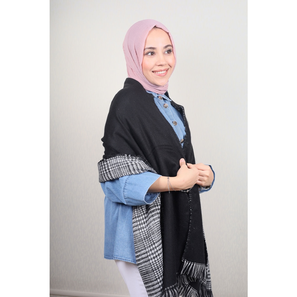 Forum Çift Taraflı Omuz Şalı - Desen-03