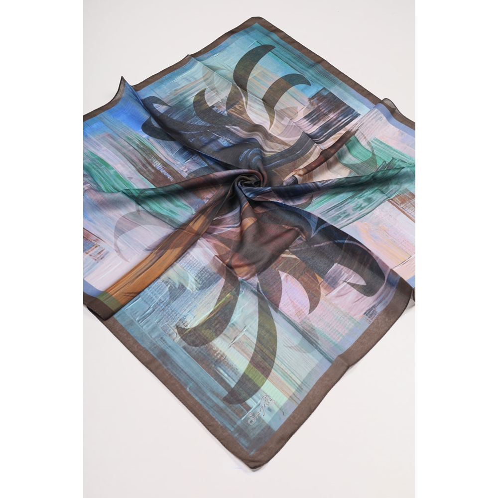 Scarfella Dijital Soft Eşarp - Desen-109