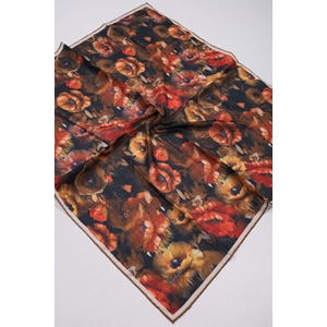 Scarfella Soft El Dikişli Eylül Eşarp - Desen-21 - Renk-06