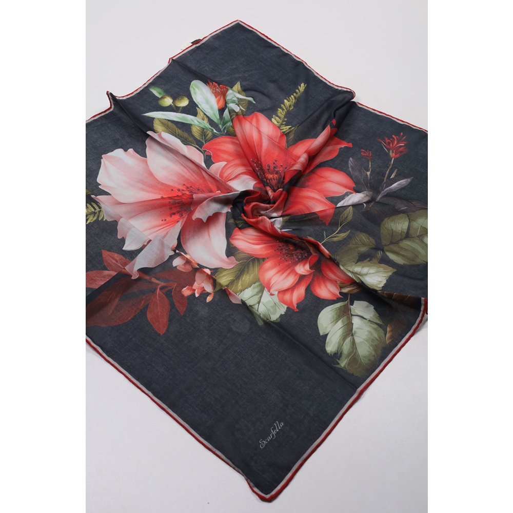 Scarfella Soft El Dikişli Eylül Eşarp - Desen-32
