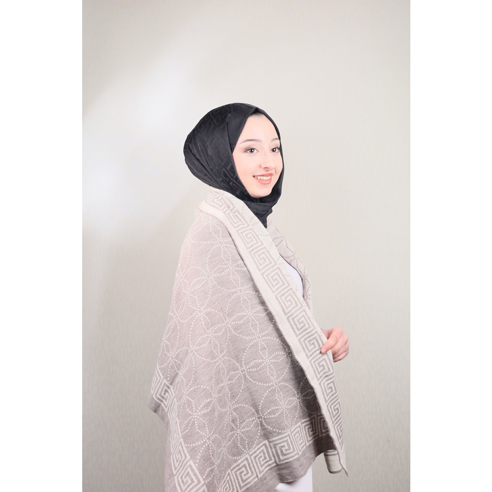 Baysem Triko Omuz Şalı - Desen-14 - Renk-21