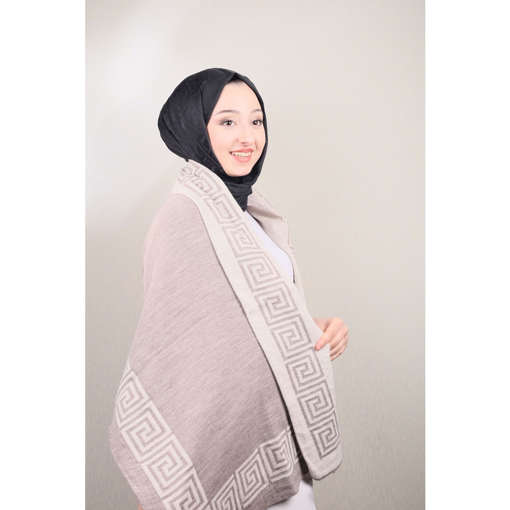 Baysem Triko Omuz Şalı - Desen-14 - Renk-21