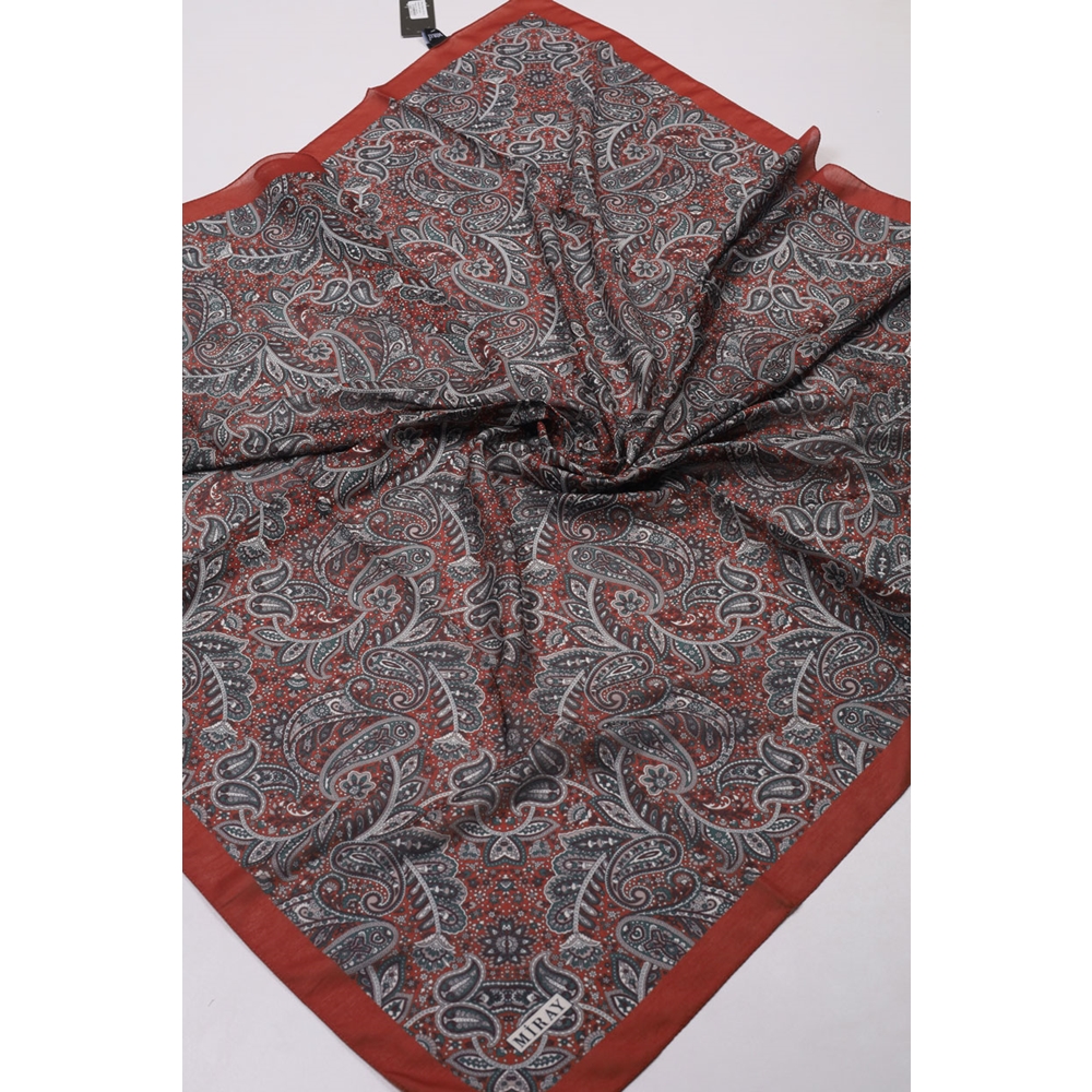 Miray Desenli 120 Cm Nevada Soft Eşarp - Desen-10