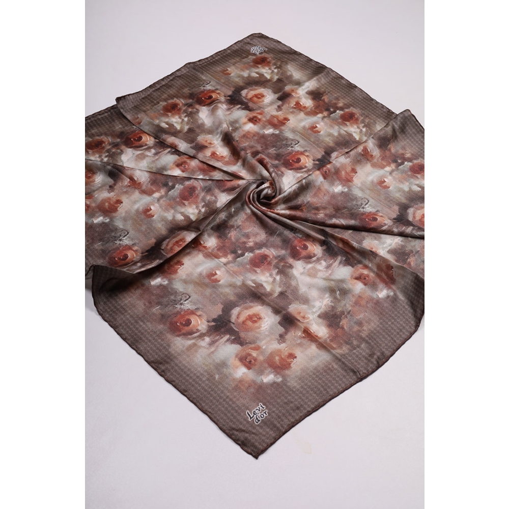 Levidor Desenli Kristal Eşarp - Desen-61