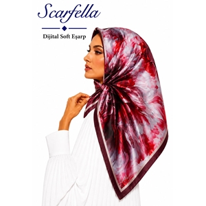 Scarfella Dijital Soft Eşarp - Desen-115