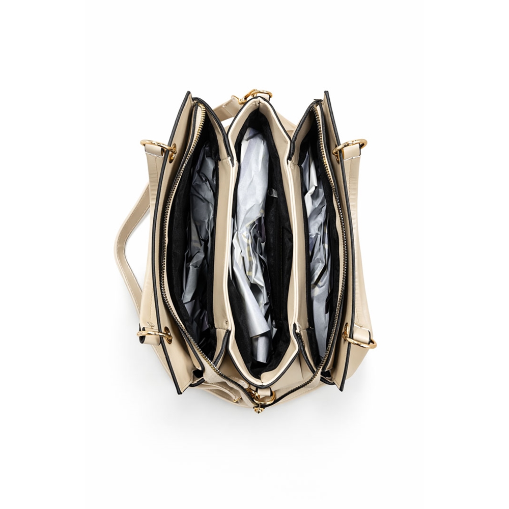 Scarfella 3341 Bayan Çanta - Bej