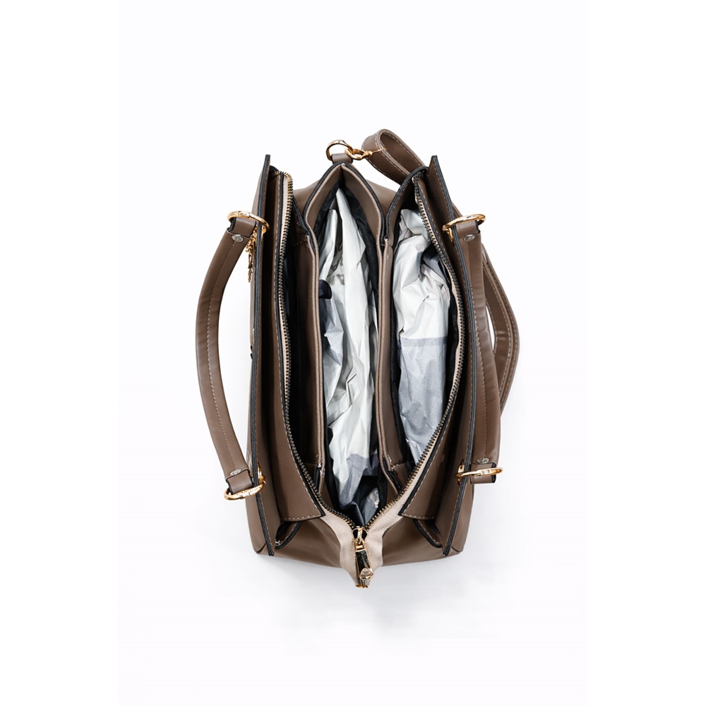 Scarfella 3341 Bayan Çanta - Vizon