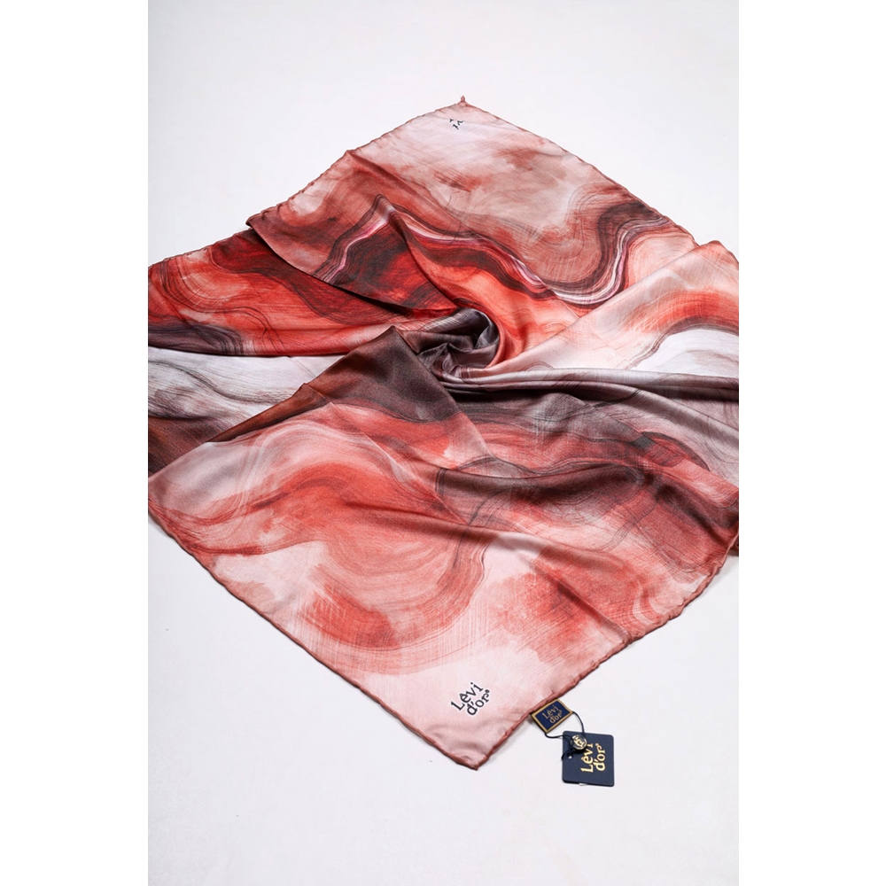 Levidor Desenli Kristal Eşarp - Desen-69