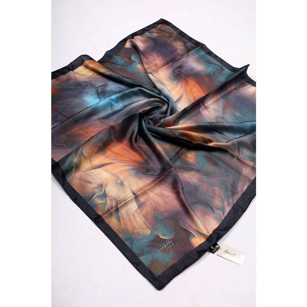 Scarfella Hybrid Desenli Kristal Eşarp - Desen-05