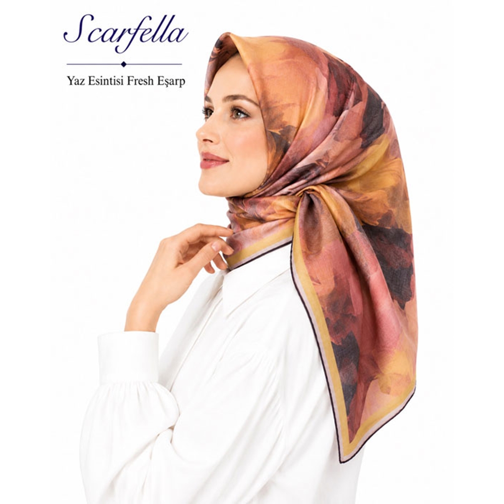 Scarfella Yaz Esintisi Fresh Eşarp - Desen-104