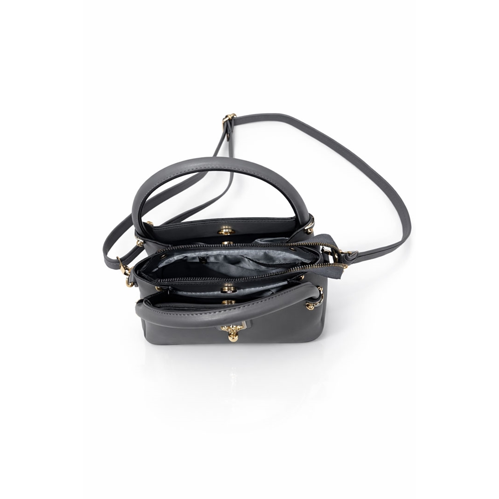 Scarfella 3359 Bayan Çanta - Füme