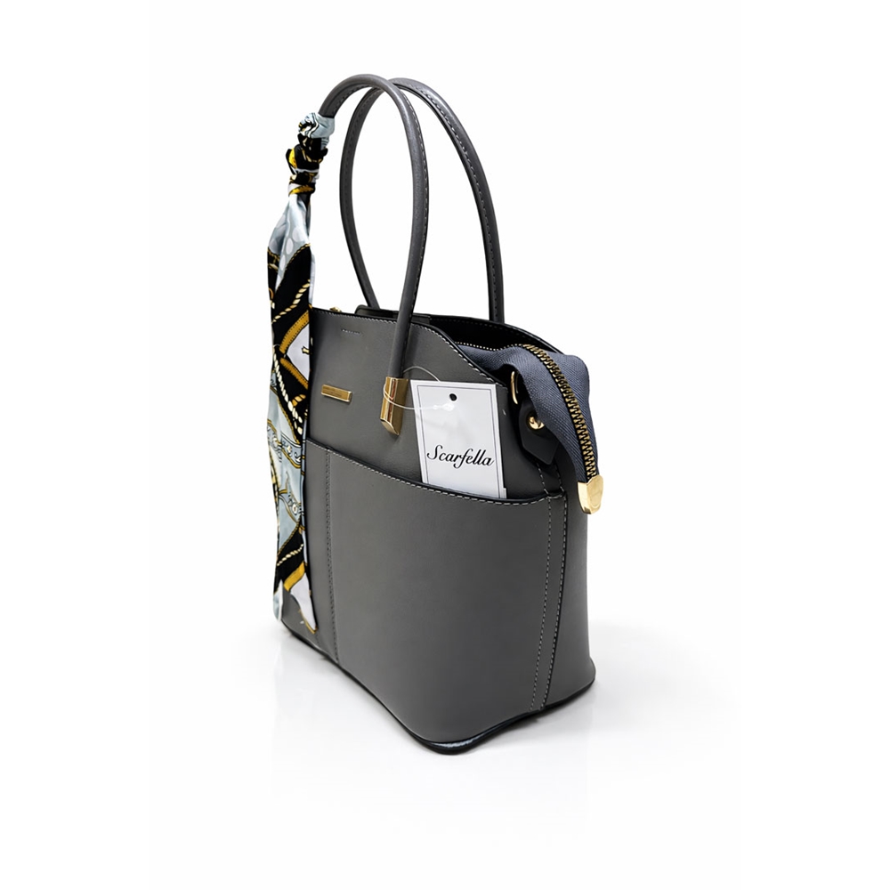 Scarfella 3349 Bayan Çanta - Füme