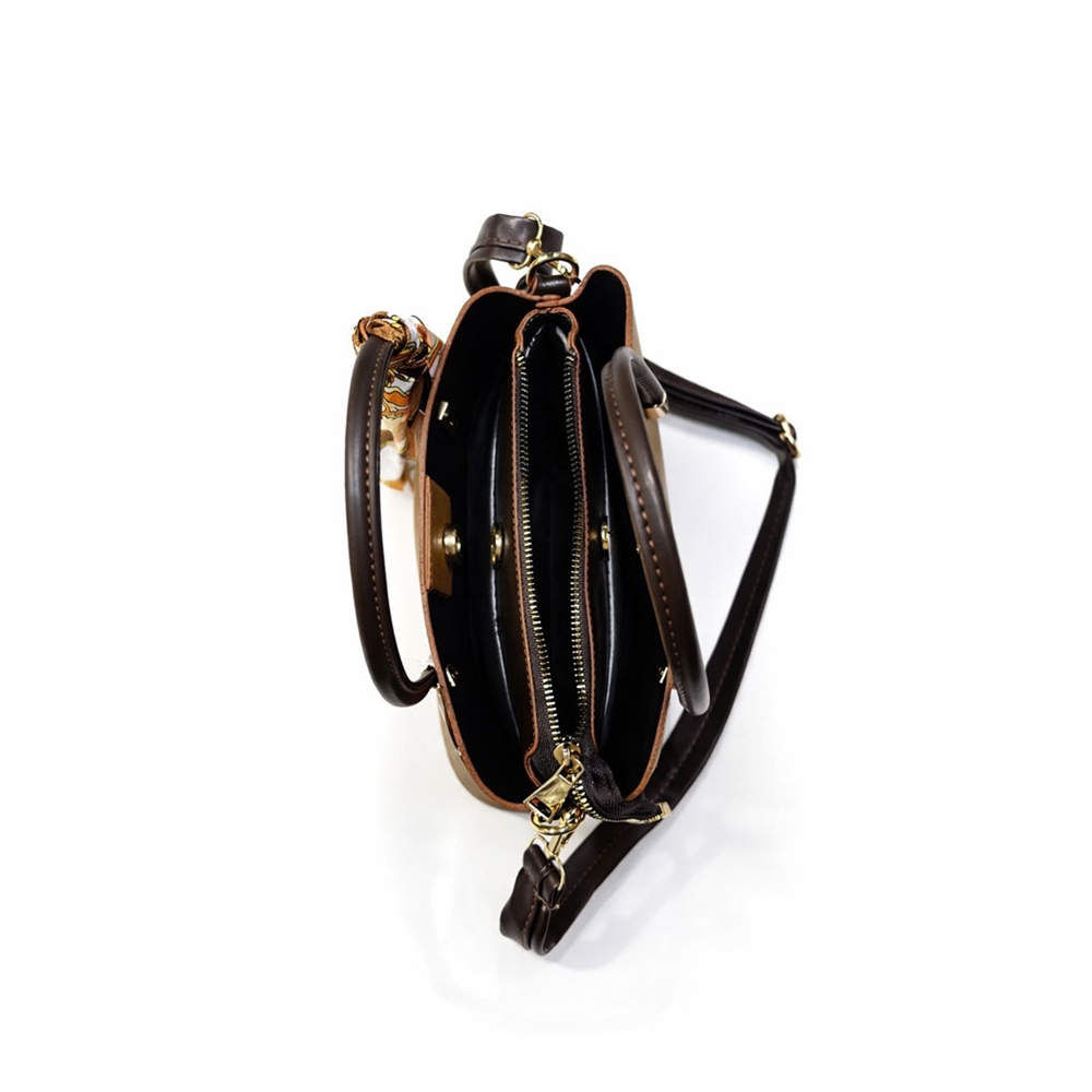 Scarfella 3349 Bayan Çanta - Taba