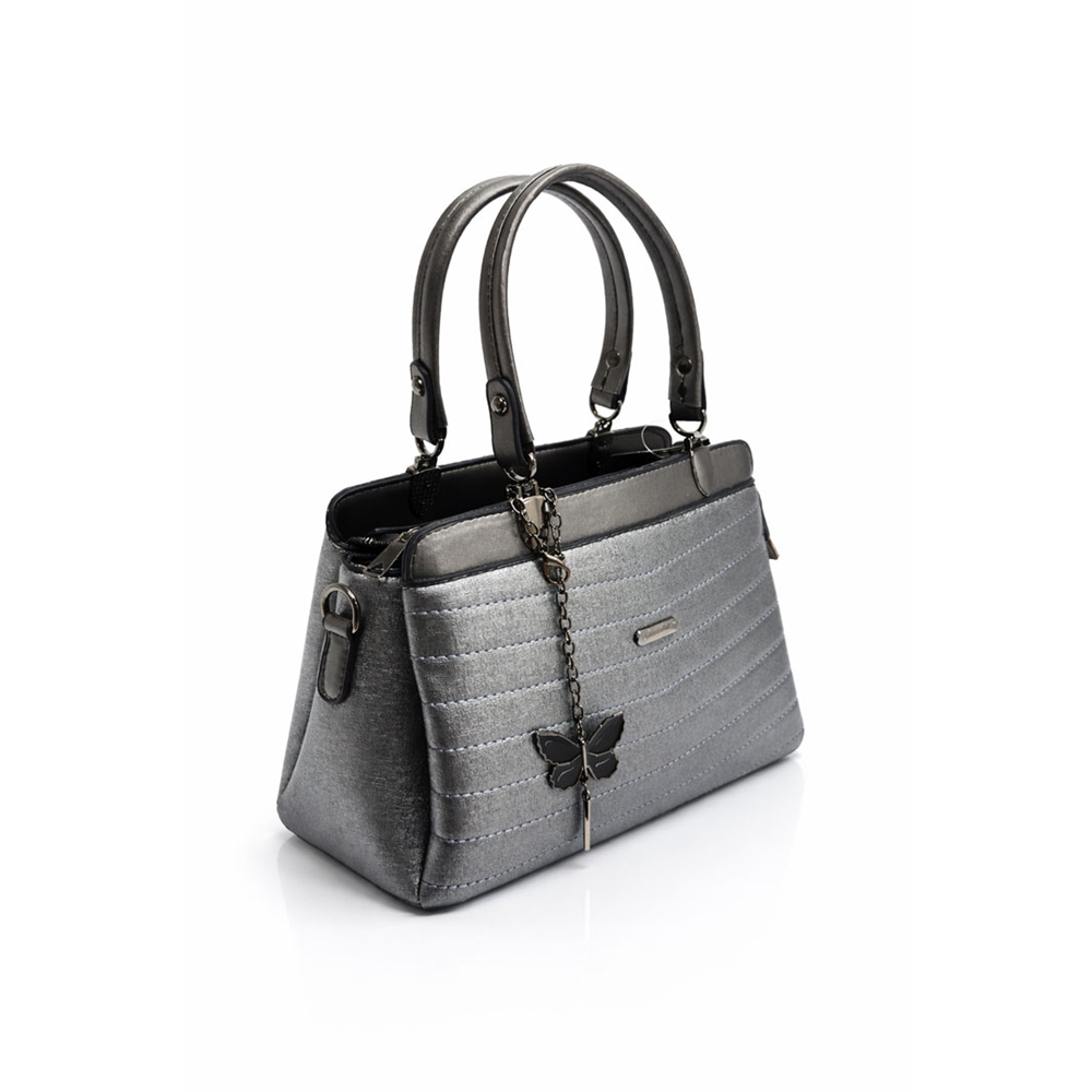 Scarfella 3361 Bayan Çanta - Füme